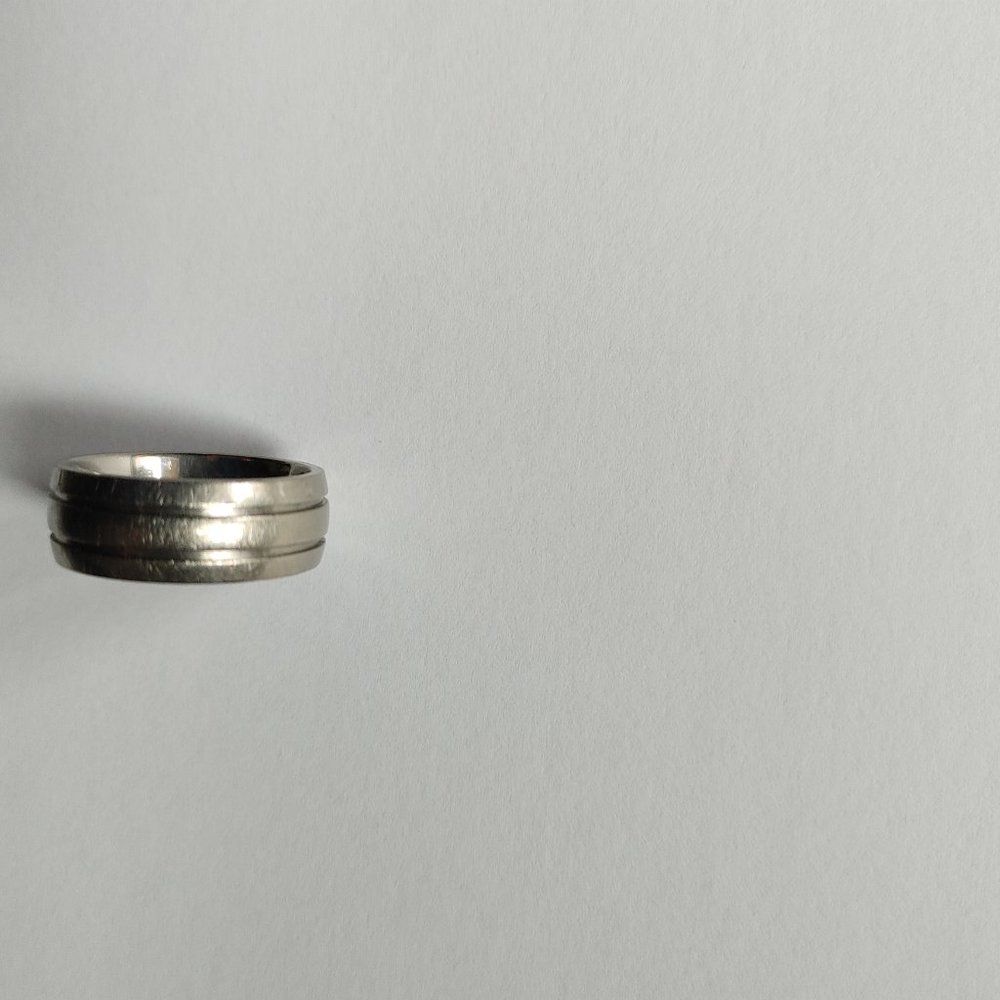 Wedding Band Size 8.5 TITANIUM FC Ring - Picture 3 of 7